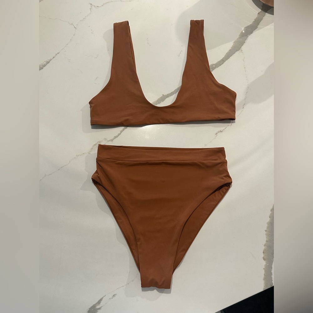 COPY - Brown Women's Swimwear Set
